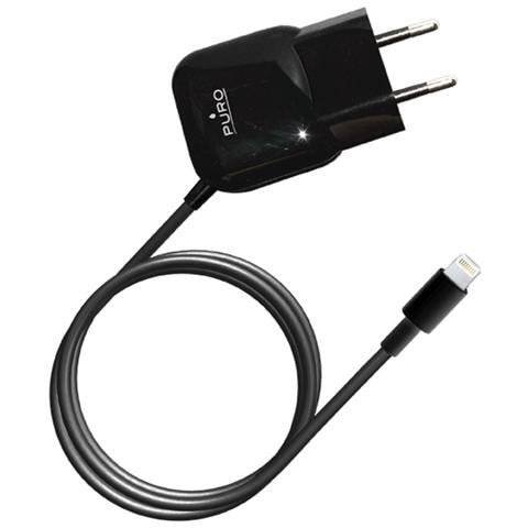 Mini Carica Batterie Da Viaggio Apple Lightning 2.1a Mfi Nero - Foto 1