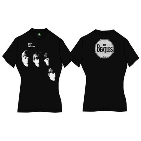 Beatles (The) - With The Beatles Black (T-Shirt Donna Tg. M) - Foto 1