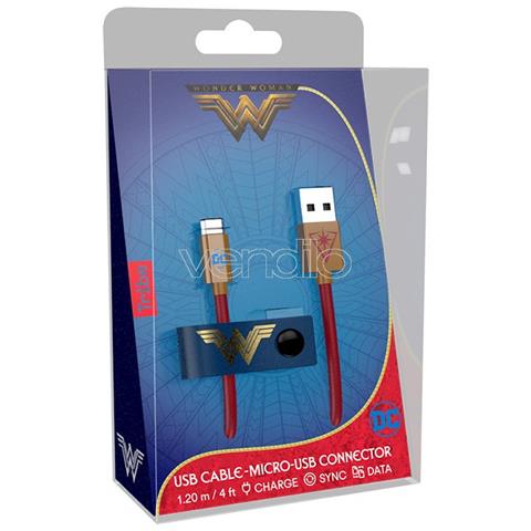 Cavo Micro USB Wonder Woman 120 cm - Foto 3