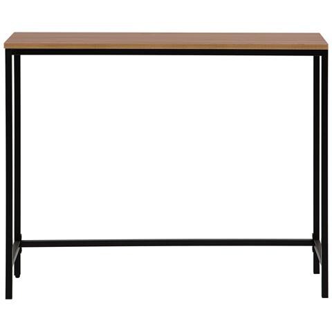 Tavolino Consolle Color Legno Scuro / nero Tulia - Foto 17