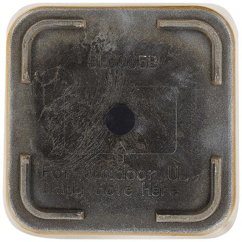 Vaso Da Fiori Quadrato Oro 40 X 40 X 76 Cm Modi - Foto 11