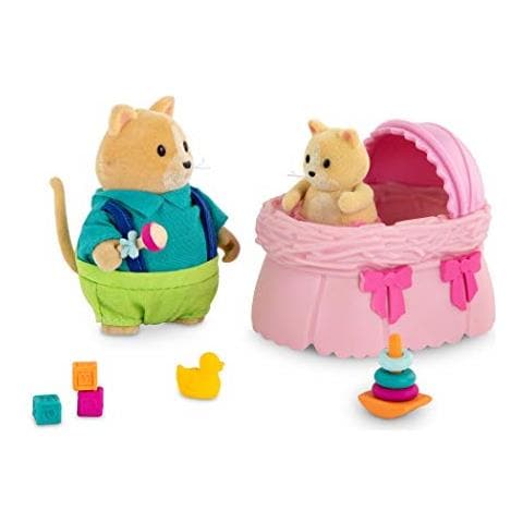 6123z Set Da 23 Pezzi Con Mobili E Accessori Per Il Soggiorno, Giocattoli In Miniatura E Set Da Gioco Per Bambini Dai 3 Anni In Su, Multicolore - Foto 2