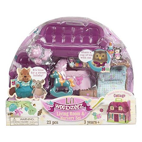 6123z Set Da 23 Pezzi Con Mobili E Accessori Per Il Soggiorno, Giocattoli In Miniatura E Set Da Gioco Per Bambini Dai 3 Anni In Su, Multicolore - Foto 3