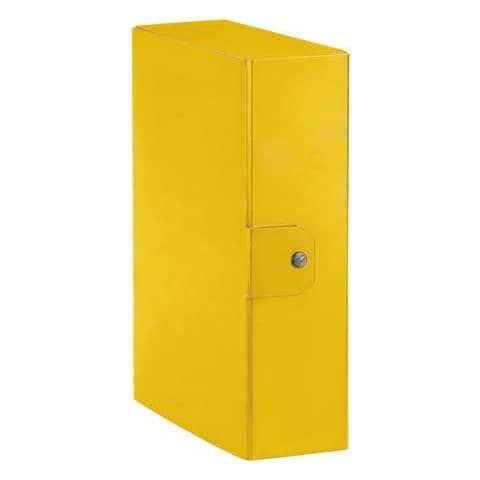 Cartella Portaprogetti Esselte C90 Delso Order Dorso 10 Cm Presspan Lucido Giallo 25x35 Cm - 390390090 - Foto 1