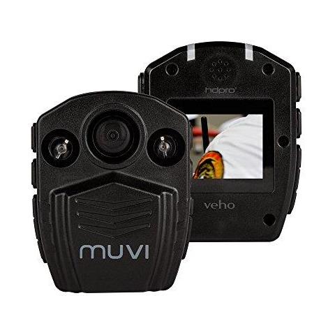 Muvi Hd Pro 2 Videocamera Vivavoce Con Il Corpo Video Camera Sorveglianza Sicurezza Cam 32gb Di Memoria Interna 1080p30 - Nero (vcc-005-muvi-hdpro2) - Foto 1