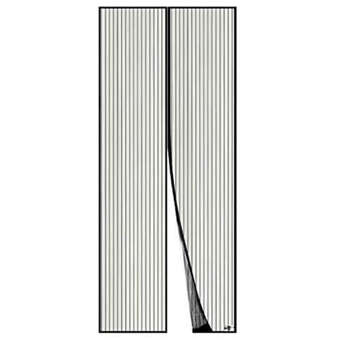 Di Schermo Magnetico Porta 80x200cm Anti Mosquito Mesh Mosca Tenda 26 Magneti Da Top-to-bottom Seal Snaps Chiude Automatically- Adatto Per La Casa Camper Rv (80x200cm Nero)  - Foto 1