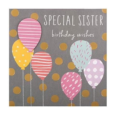 Compleanno Di Carte Per La Sorella Da - Contemporary Balloon Design - Foto 1