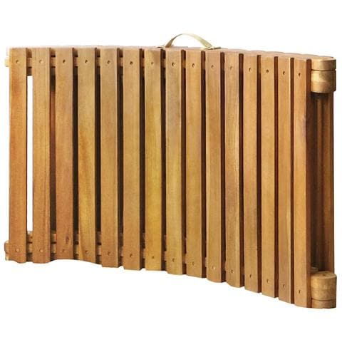 Lettino Prendisole Da Giardino Con Cuscino Massello Di Acacia - Foto 2