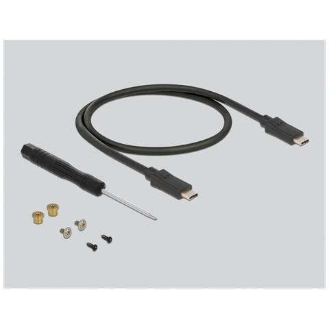 Custodia esterna per SSD PCIe NVME M. 2 con USB Type-C femmina - Foto 2