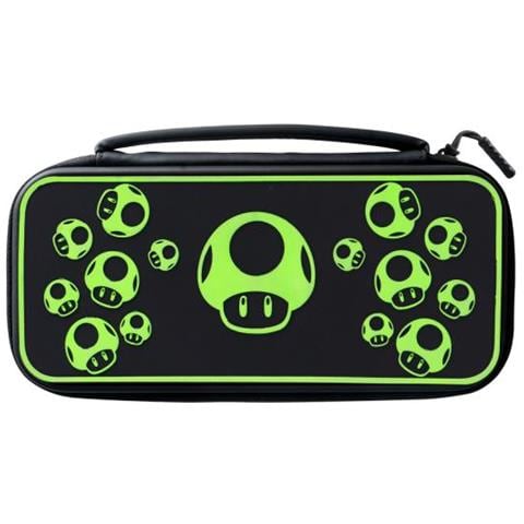 Pdp 500-224-1up Custodia Per Console Portatile Custodia Rigida Nintendo Nero, Verde - Foto 1