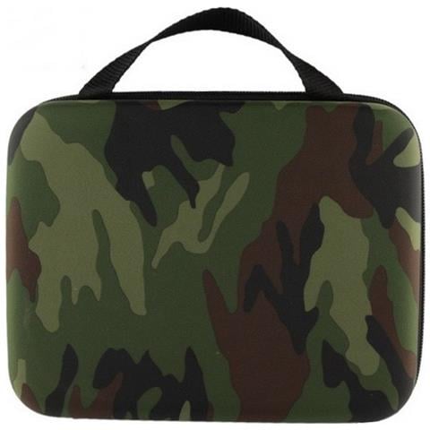 Custodia Borsa Cam Bauletto Zip Per Gopro Hd Hero Nilox Trevi Storex Camouflage Woodland - Foto 4
