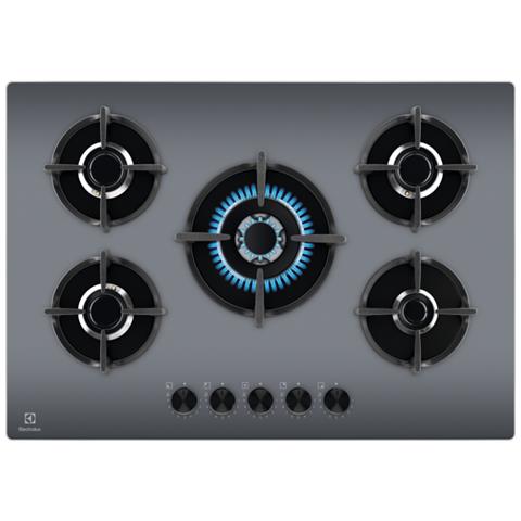 Piano Cottura Serie 600 EGG75372M a Gas 5 Fuochi Gas Colore Inox - Foto 1