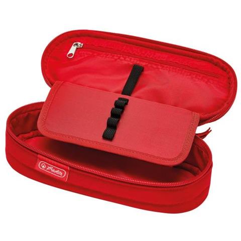 50038428 Astuccio Per Matita Astuccio Portamatite Poliestere Rosso - Foto 2