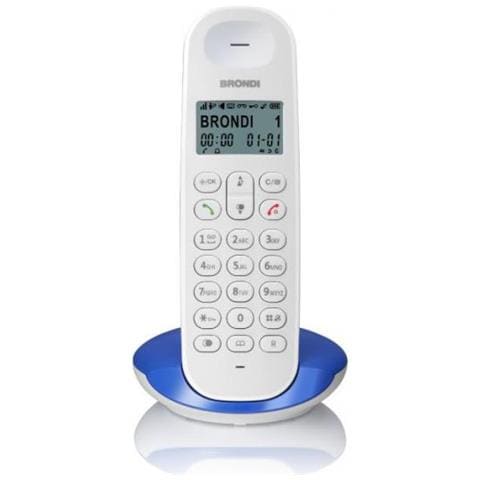 Lotus Telefono DECT Blu, Bianco - Foto 1