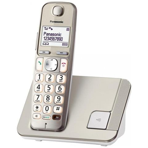 Telefono Fisso Kx-tge 210 Pdn Arancio Monocromatica - Foto 1