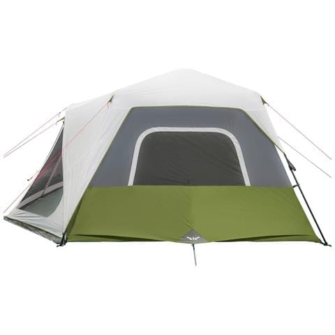 Tenda Famiglia con LED 10 Persone Verde Chiaro Rilascio Rapido - Foto 10