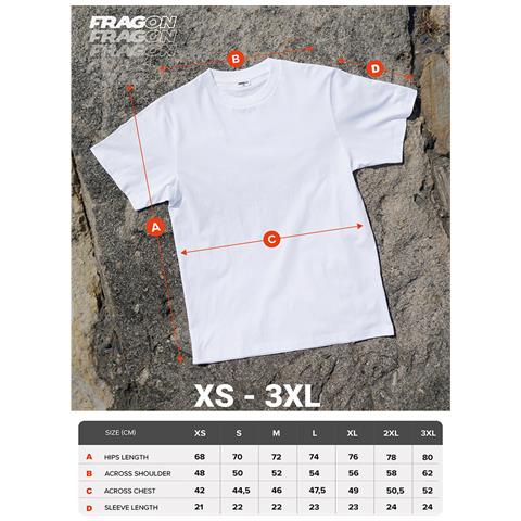 Fragon - Maglietta Basic (bianca | 3xl) - Foto 2