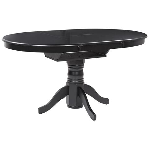 Tavolo Da Pranzo Allungabile Nero 106/150 X 106 Cm Akron - Foto 2