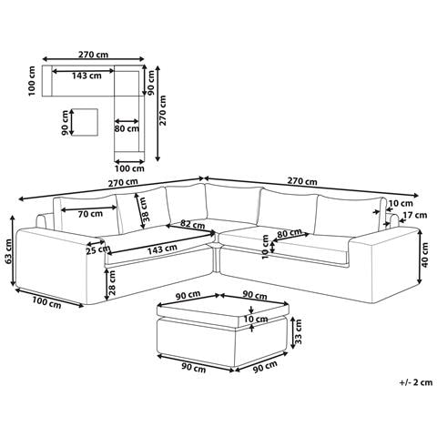Salotti Grandi Rattan Sintetico Marrone Chiaro Palermo - Foto 6