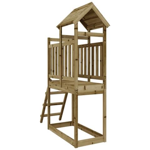 Set Da Gioco Da Esterno 53x110x214 Cm Legno Di Pino Impregnato - Foto 3