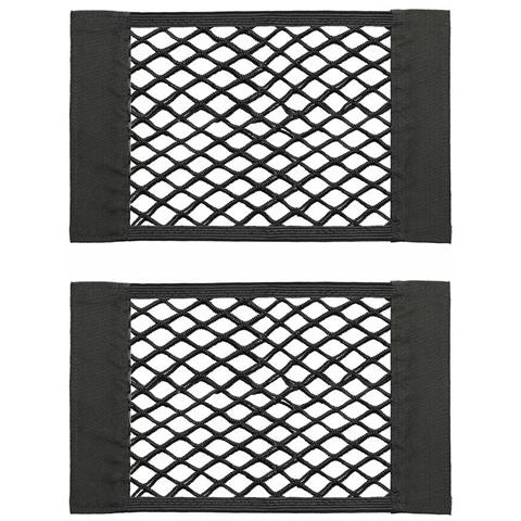 2x Tasca Portaoggetti Sedile Auto 40x25cm Rete Elastica Flessibile a Strappo - Foto 5