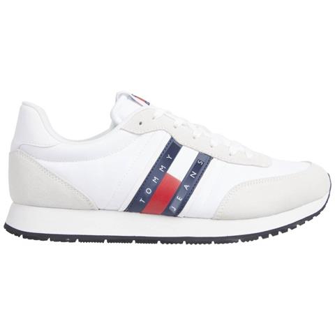 Runner Casual Sneakers Sintetico Scarpe Uomo Bianco Eu 41, Em0em01351 Ybr - Foto 2