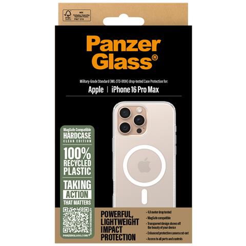 PG HardC White MagS iPhone 16 6.9InchPro custodia per cellulare Cover Trasparente - Foto 4
