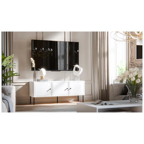 Armadio RTV 3D PALAZZO BIS 151x40x60 bianco opaco - Foto 4