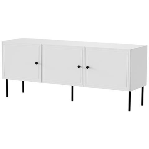 Armadio RTV 3D PALAZZO BIS 151x40x60 bianco opaco - Foto 1