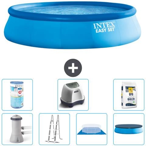 Piscina Fuori Terra - In Giro - 457x107 Cm - Blu - Include Accessori Coordinati A1250 - Foto 1