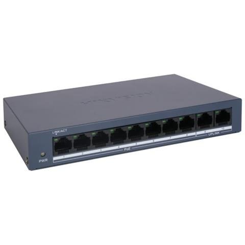 DS-XS0110-P /Polish Fast Ethernet (10/100) Supporto Power over Ethernet (PoE) Grigio - Foto 1