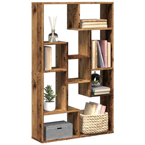 Libreria Legno Antico 72x20x120 cm in Truciolato - Foto 2