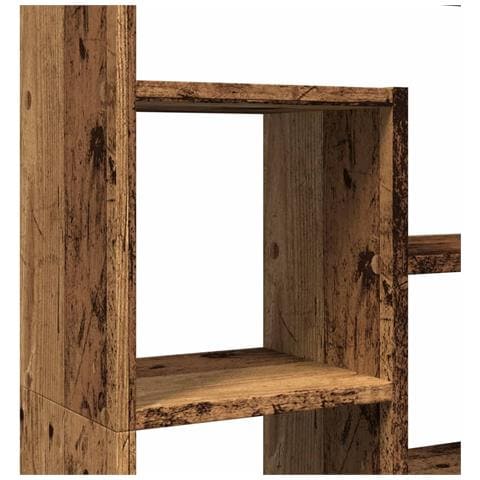 Libreria Legno Antico 72x20x120 cm in Truciolato - Foto 9