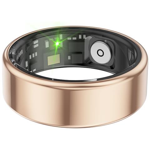 Anello Intelligente Impermeabile Ip68+5atm Con Monitoraggio Salute E Controllo Remoto Gold - Foto 2