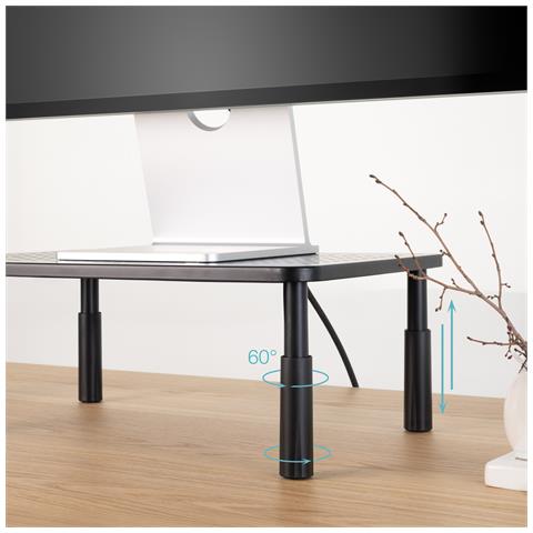 TQMR086 Supporti a parete per TV Scrivania Nero - Foto 7