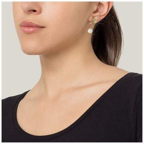 Ciondolo Calla E Madreperla In Oro - Foto 2