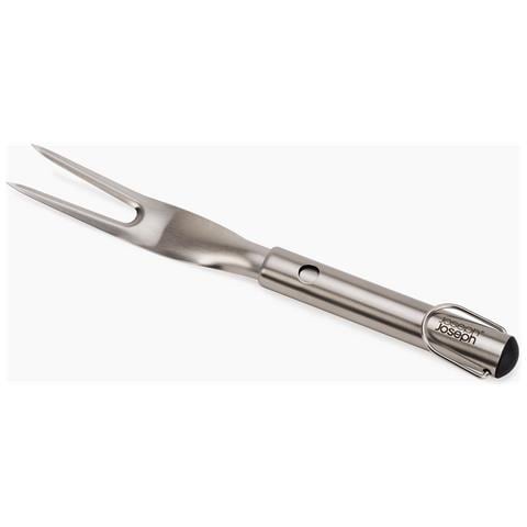 Forchetta Grillout Con Manico Estensibile Ideale Per Barbecue Design In Acciaio Inox Punte Affilate Testa Retrattile Per Conservazione Facile Da Pulire - Foto 1