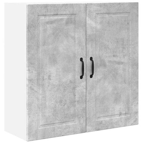 Pensile cucina Grigio cemento 80 x 31 x 80 cm Legno multistrato - Foto 1