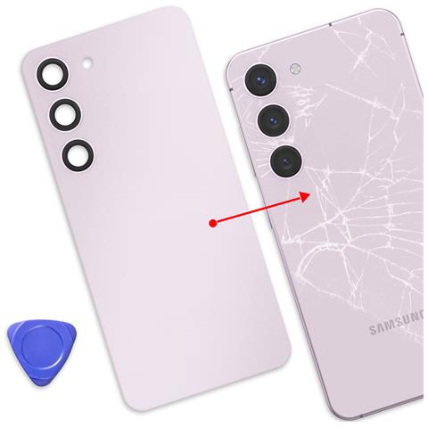 Coperchio Batteria Di Ricambio Per Galaxy S23 Con Adesivo Integrato - Foto 4