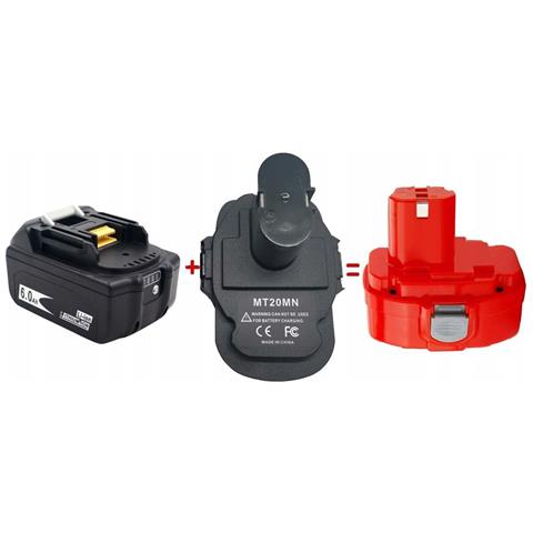 Adattatore Per Batterie Makita 18v Nicd /nimh - Compatibile Con Utensili Makita 18v Li-ion | Alta Durata, Facile Montaggio, Plastica Di Qualita - Foto 8