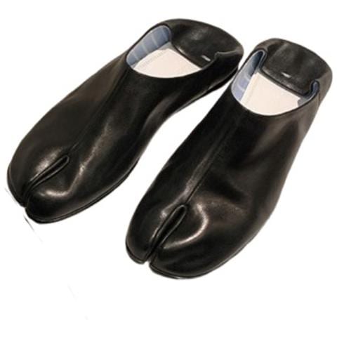 Scarpe Split Toe Comode - Scarpe Basse In Pu E Microfibra Per Uso Quotidiano Black 38 - Foto 1