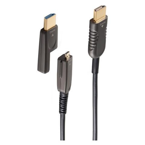 BS30-02095 cavo HDMI 20 m HDMI tipo A (Standard) HDMI tipo D (Micro) Nero - Foto 1