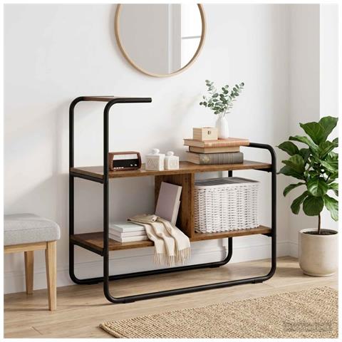 Tavolo consolle Legno antico 80 x 35 x 75 cm - Foto 2