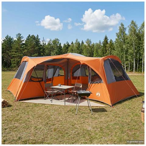 Tenda familiare con telo da pioggia resistente all'acqua - Foto 2