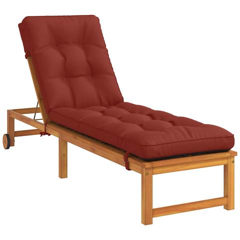 Cuscino per Lettino VIANEN 100% Poliestere Rosso - Foto 2