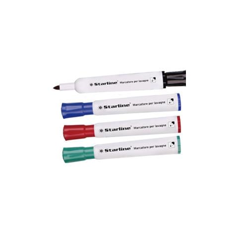 confezione da 12 pezzi - marcatore per lavagne nero p. tonda 2mm - Foto 1