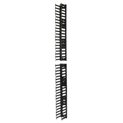 Kit gestione cavo rack - nero - 48U (pacchetto di 2) - per NetShelter - Foto 1