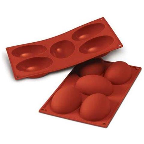 Stampo In Silicone Mezzo Uovo 5 Forme Sf041 - Foto 2
