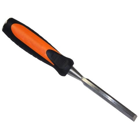 Scalpello Per Legno Da Mm. 240, Con Lama In Acciaio. Manico In Legno Trattato Lucido E Anello In Ferro Salva Manico. Misura Mm.16 - Foto 1
