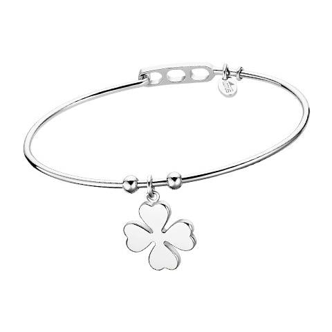 Bracciale Donna Style In Acciaio Pendente Quadrifoglio Ls2015-2/1 - Foto 2